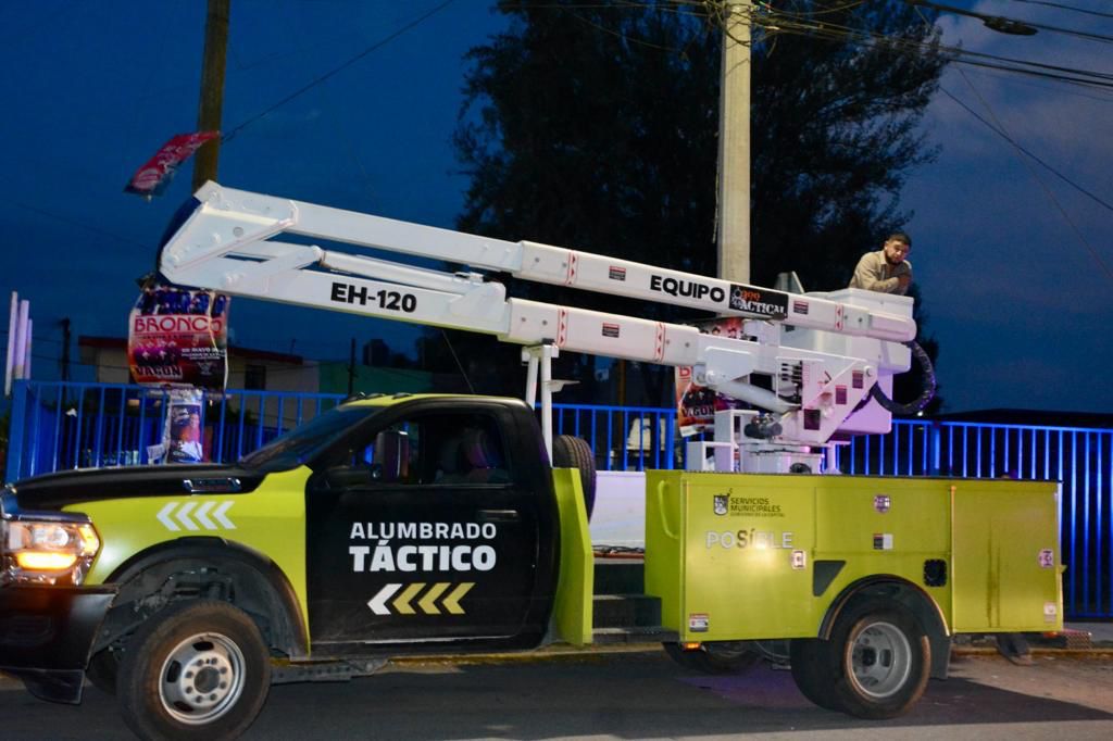 Inauguran nuevo Alumbrado Táctico en avenida Salk Noticias SLP