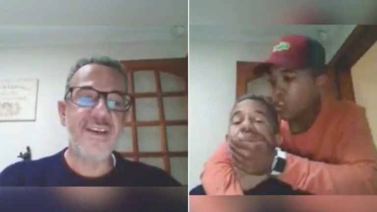 Asaltan a un profesor en medio de una clase de zoom