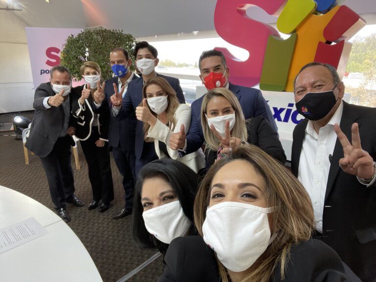 PRI, PAN y PRD adoptan la agenda de Sí por México con miras a 2021