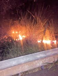 Alarma por incendio cerca de fracción Sánchez