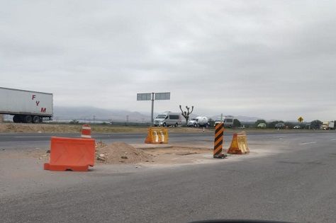 ZARAGOZA.- ABANDONADOS TRABAJOS DEL PUENTE CERRO GORDO