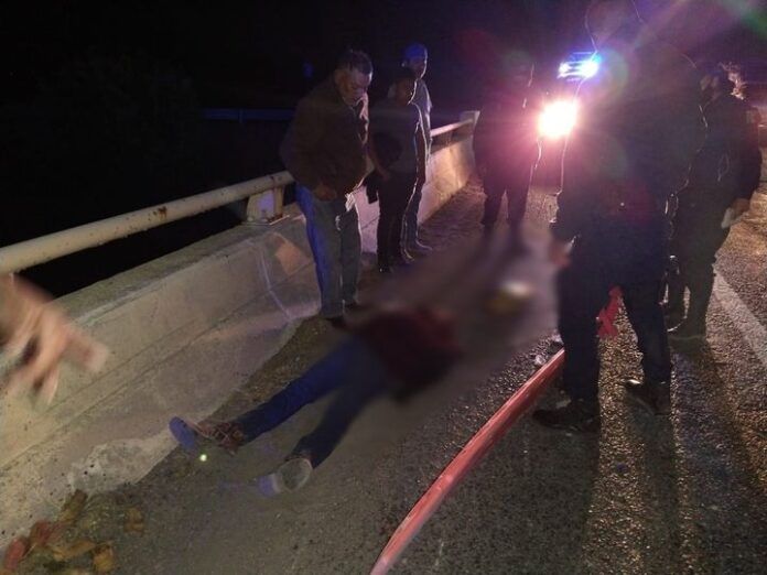 reyes.- cayó de moto, en el puente. es de san miguel