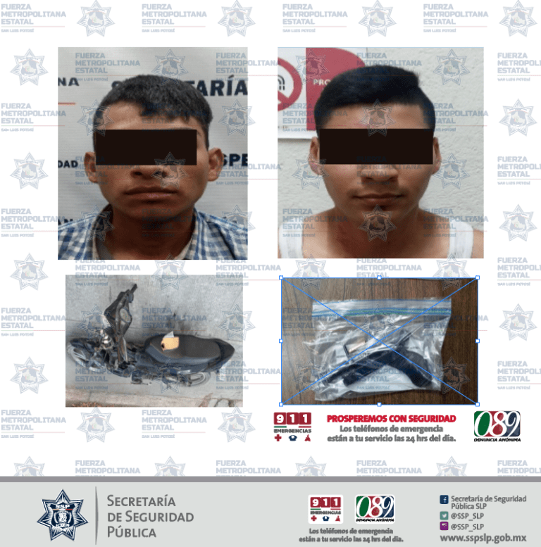 Detiene Policía Estatal a cuatro personas por portación de arma