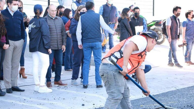 Galindo encabeza rehabilitación vial en av. Chapultepec