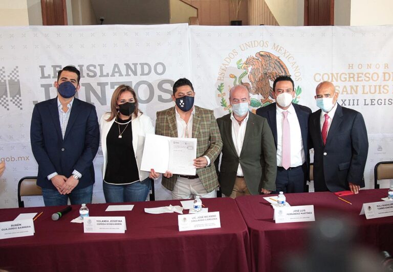 Grupos parlamentarios respaldan la iniciativa para crear la Guardia Civil en SLP