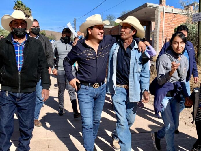 santa.- primera etapa camino ojocaliente-cementerio