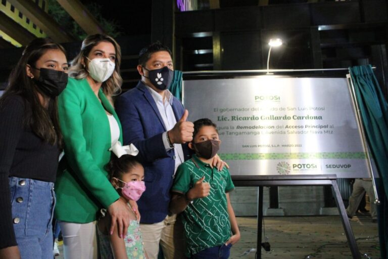 Gallardo encabeza reinauguración del Parque Tangamanga I