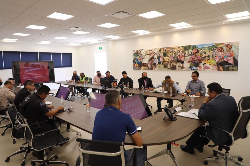 La SSPC de San Luis Potosí, efectuó una reunión previa de coordinación interinstitucional para garantizar el orden, la tranquilidad y salvaguarda de las y los asistentes