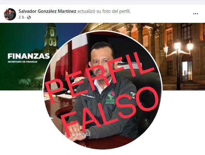 Falsifican Facebook de Secretario de Finanzas.