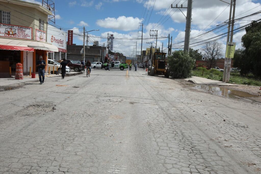 Inicia la rehabilitación de Avenida San Pedro