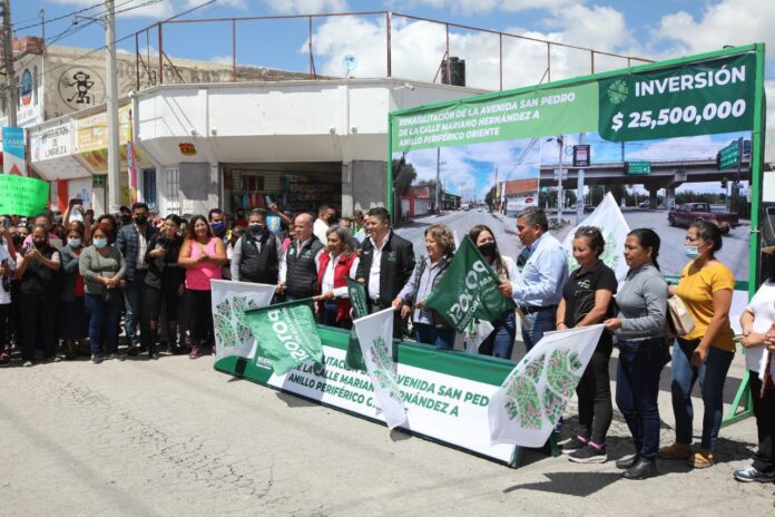 Inicia la rehabilitación de Avenida San Pedro