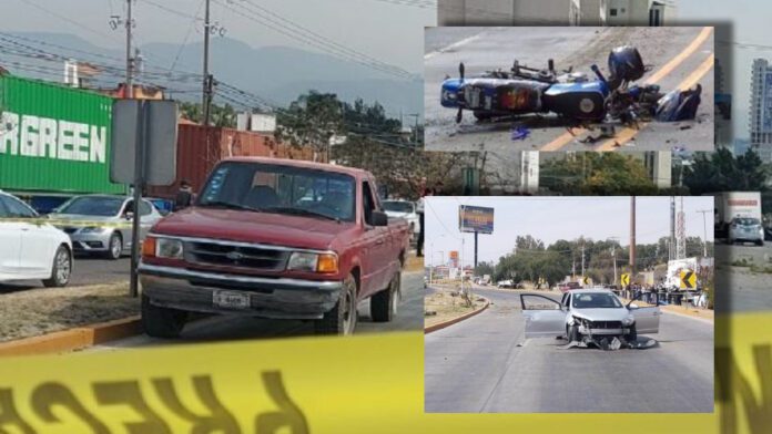 El accidente ocurrió en el libramiento José María Morelos.