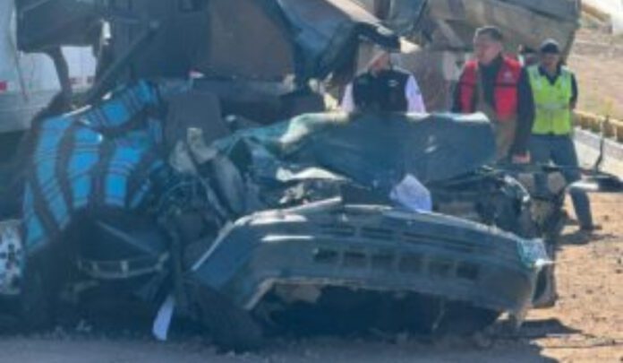 El saldo fue de 1 mujer sin vida, 4 menores y 4 adultos hospitalizados.