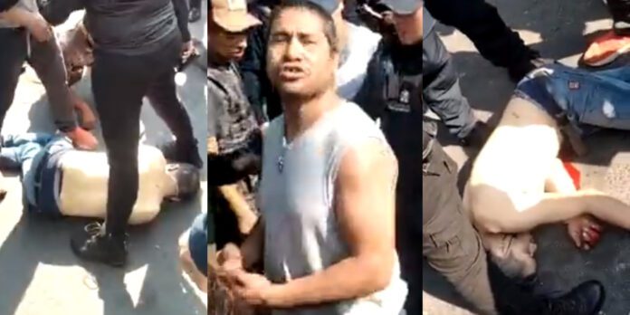 El oficial fue presentado ante el Ministerio Público tras accionar su arma en contra del presunto ladrón quien perdió la vida.