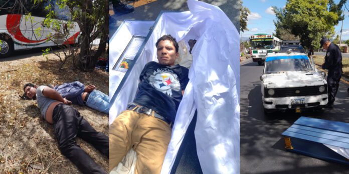 Capturan a tres presuntos pandilleros que pretendían huir a Guatemala; uno iba dentro de ataúd.