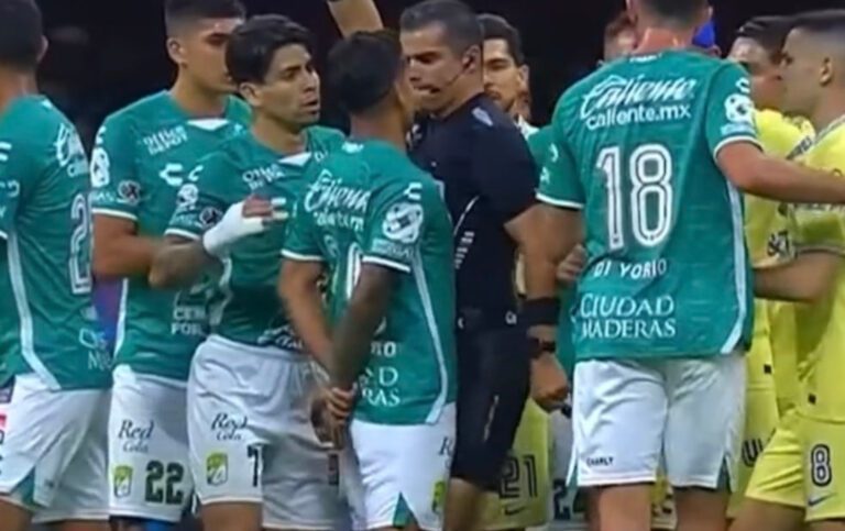 Árbitro agredió a futbolista del León