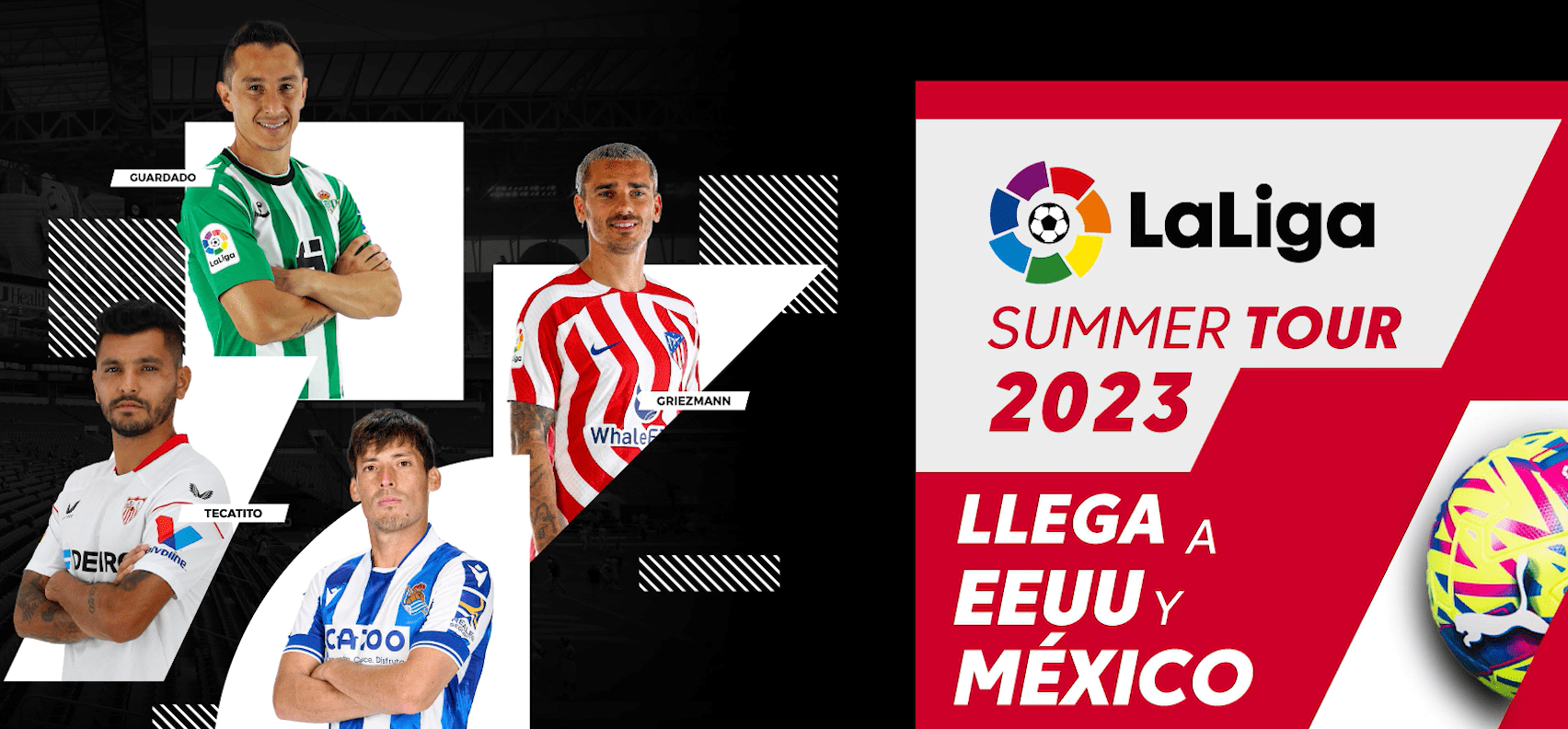 "LaLiga Summer Tour" estos equipos españoles jugarán en México