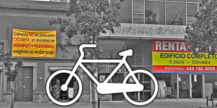 Nadie quiere rentar en Carranza a causa de la ciclovía.