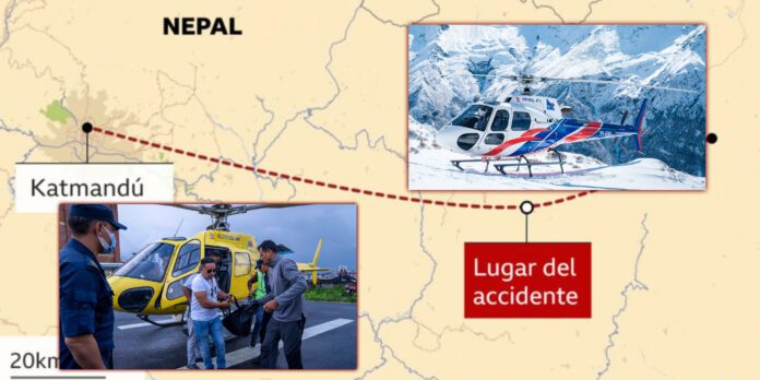 Los cuerpos quedaron destrozados. Se desconocen las causas del estrellamiento.