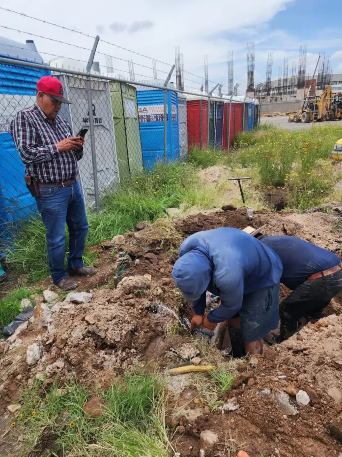 Interapas realiza mantenimiento en la bomba de Lomas de Satélite