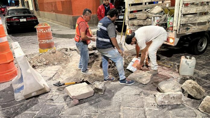 Obras públicas en Centro Histórico