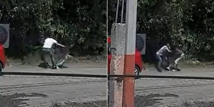 La adolescente comenzó a gritar “¡Papá, papá!”
