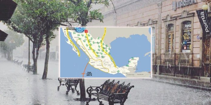 Se prevén lluvias fuertes y posible caída de granizo durante la semana en regiones de San Luis Potosí.