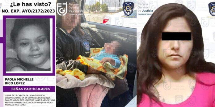 Hallan a bebés de Paola Michelle, joven asesinada en Tlalpan.