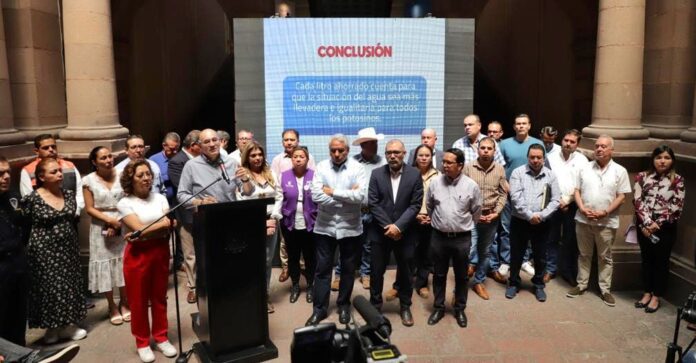 Nuevas acciones para enfrentar la crisis del agua anuncia el Alcalde Enrique Galindo