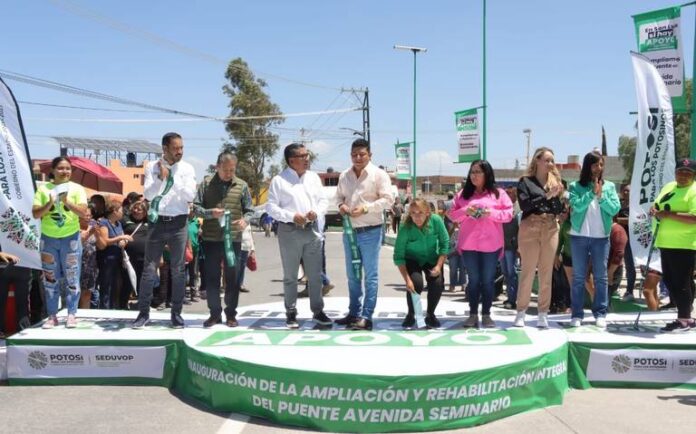 Entregan puente av Seminario