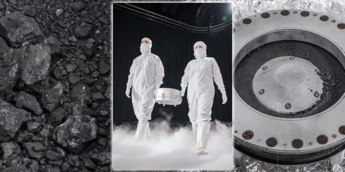 La NASA revela una muestra histórica de un asteroide que contiene los componentes básicos de la vida