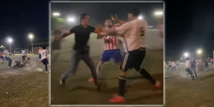 Golpes, patadas, insultos y amenazas tras encuentro deportivo en Valles.