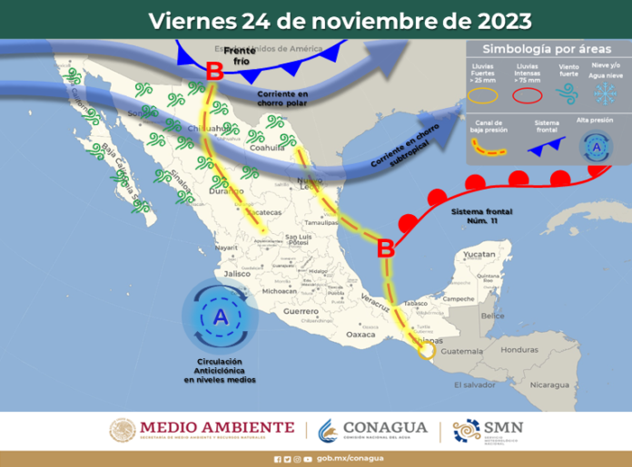 MAPA CLIMA 24 NOV