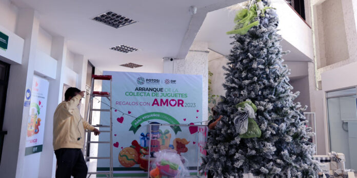 Los juguetes donados se entregarán a niños y niñas en situación de vulnerabilidad de San Luis Potosí.