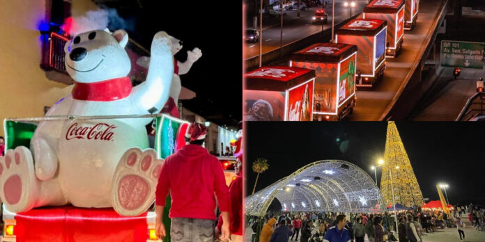 El 10 de diciembre se llevará a cabo el encendido del Árbol de Navidad y el show de la Coca-Cola en punto de las 6:00 de la tarde.