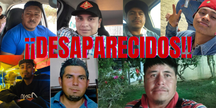 ¡Desaparecen 7 electricistas en Matehuala!