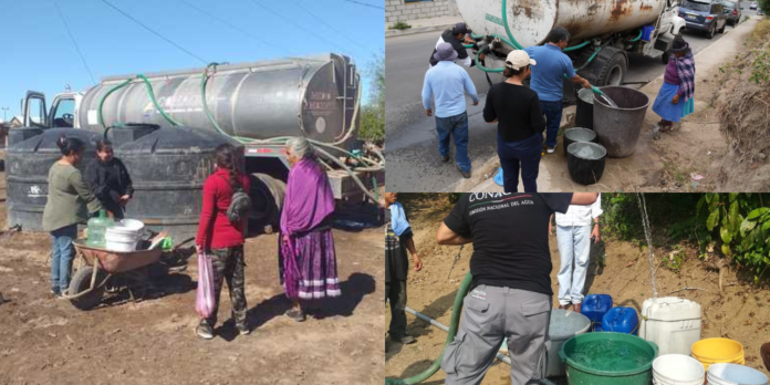 CONAGUA busca regular a las pipas que llevan agua a donde no llega